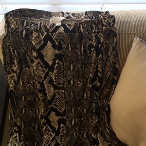 Michael Kors snakeskin knit skirt, XL, new WOT